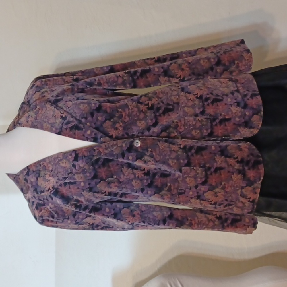 Vintage, Campus Casuals Of California velvet  blazer